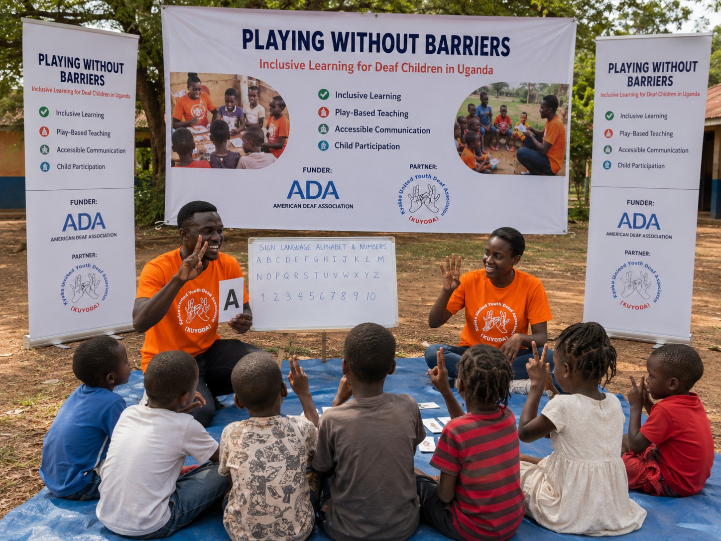 KUYODA outdoor learning session with children